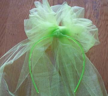 how to make a tulle bow